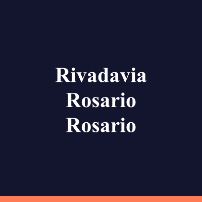 Rivadavia Rosario Rosario
